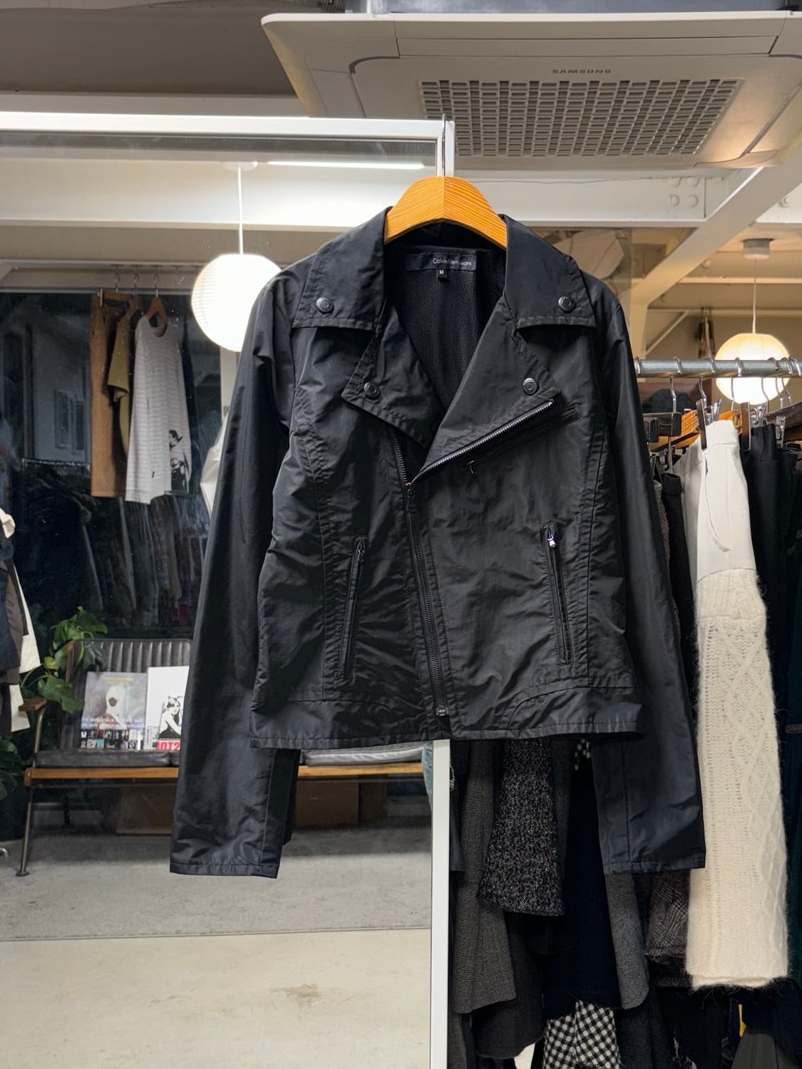 캘빈클라인 나일론 라이더 자켓 상품이미지1