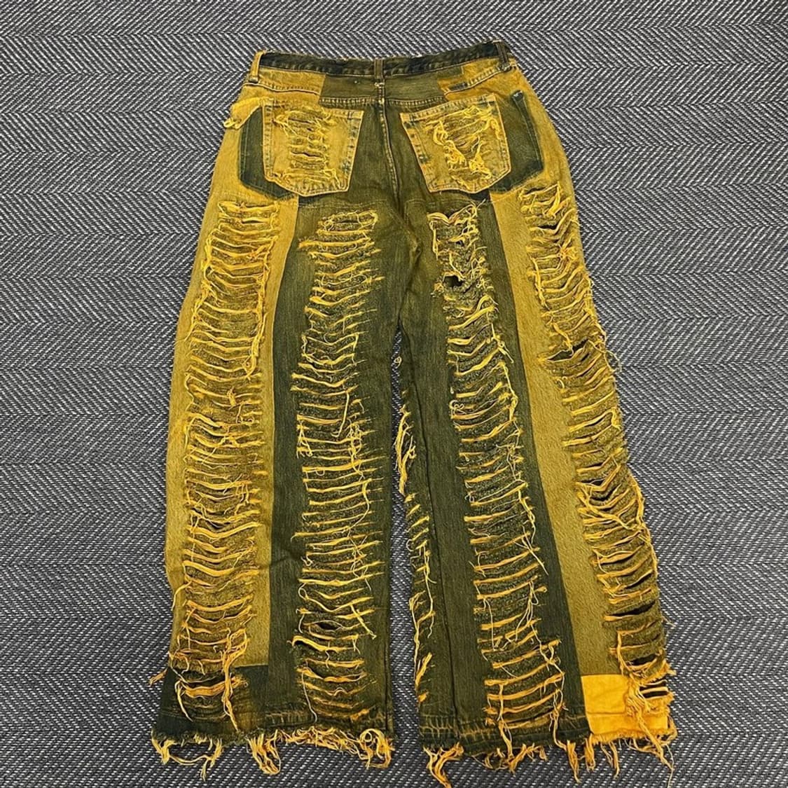 아메리칸 이글 옐로 데님 커스텀 팬츠 v0147 상품이미지2