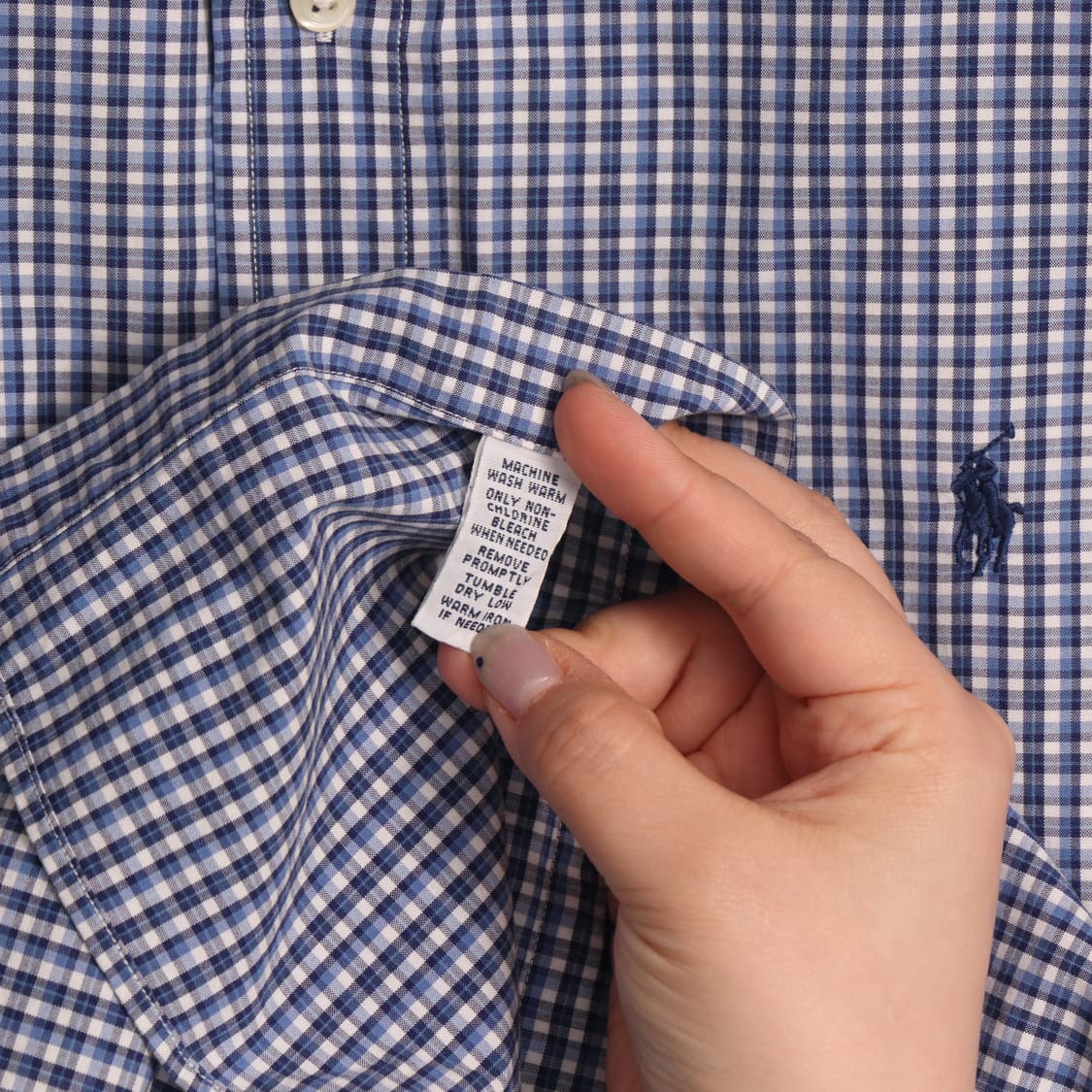 폴로 랄프로렌 깅엄체크 셔츠 A1377 상품이미지4