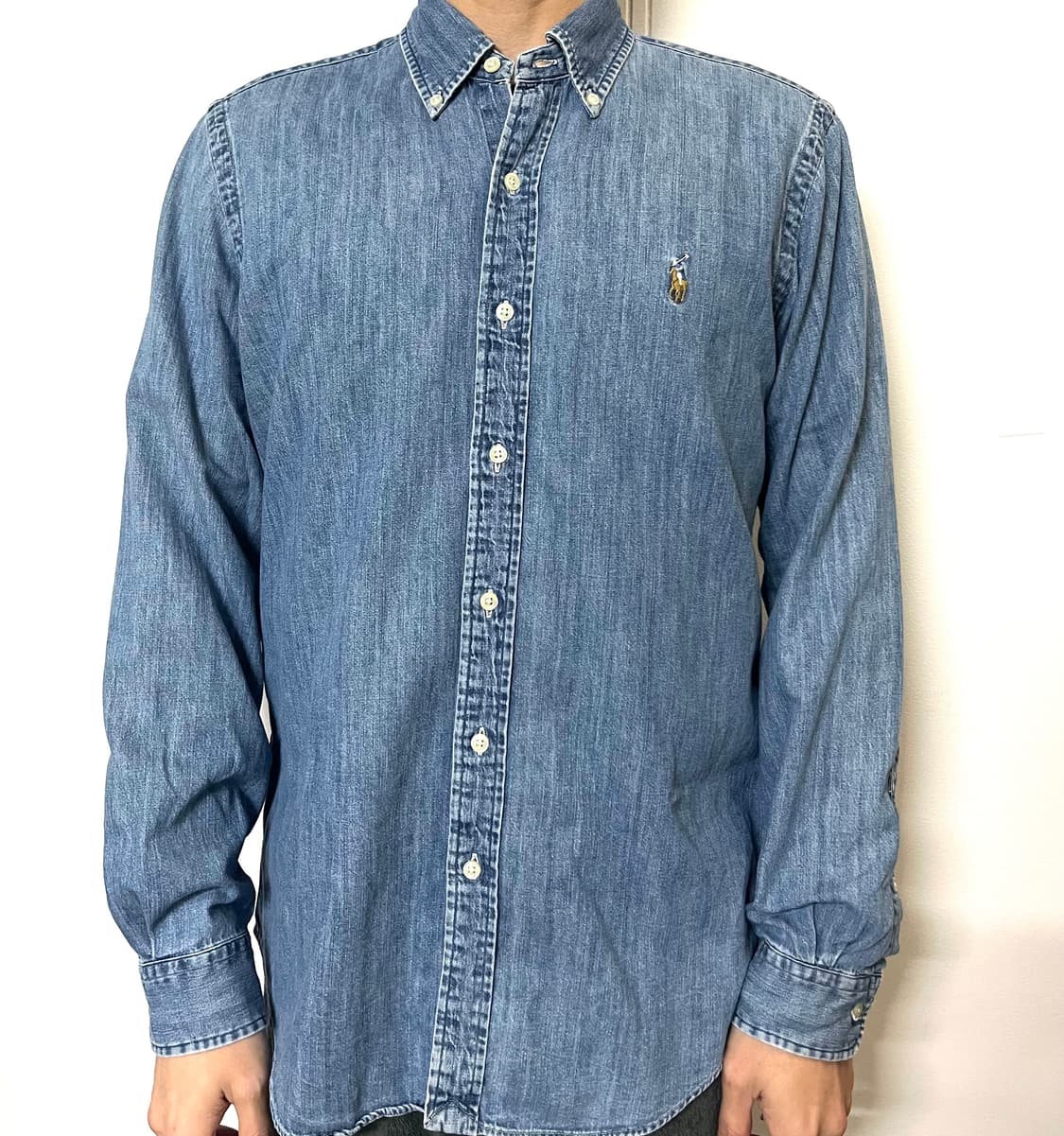 폴로 데님 셔츠 국내 매장판 상품이미지5