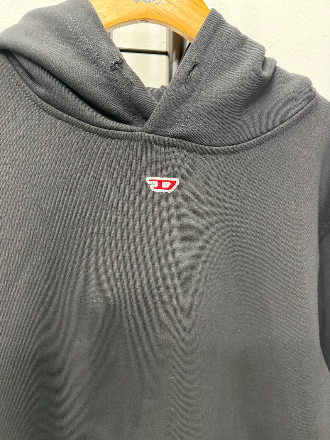 정품) 디젤 신형 D로고 후드티 L 상품이미지4
