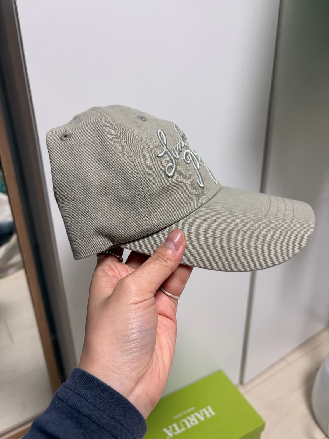 썬번프로젝트 로고 레터링 캡모자 상품이미지2