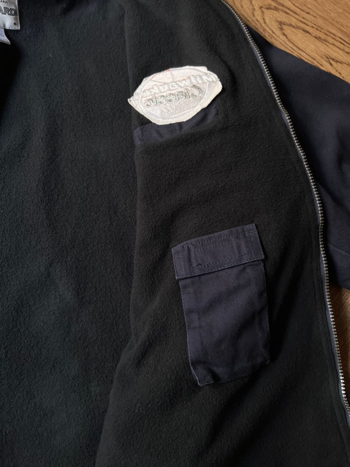 [2XL]USA 빈티지 밀워키 클래식 피자 네이비 액티브 워크자켓 상품이미지6