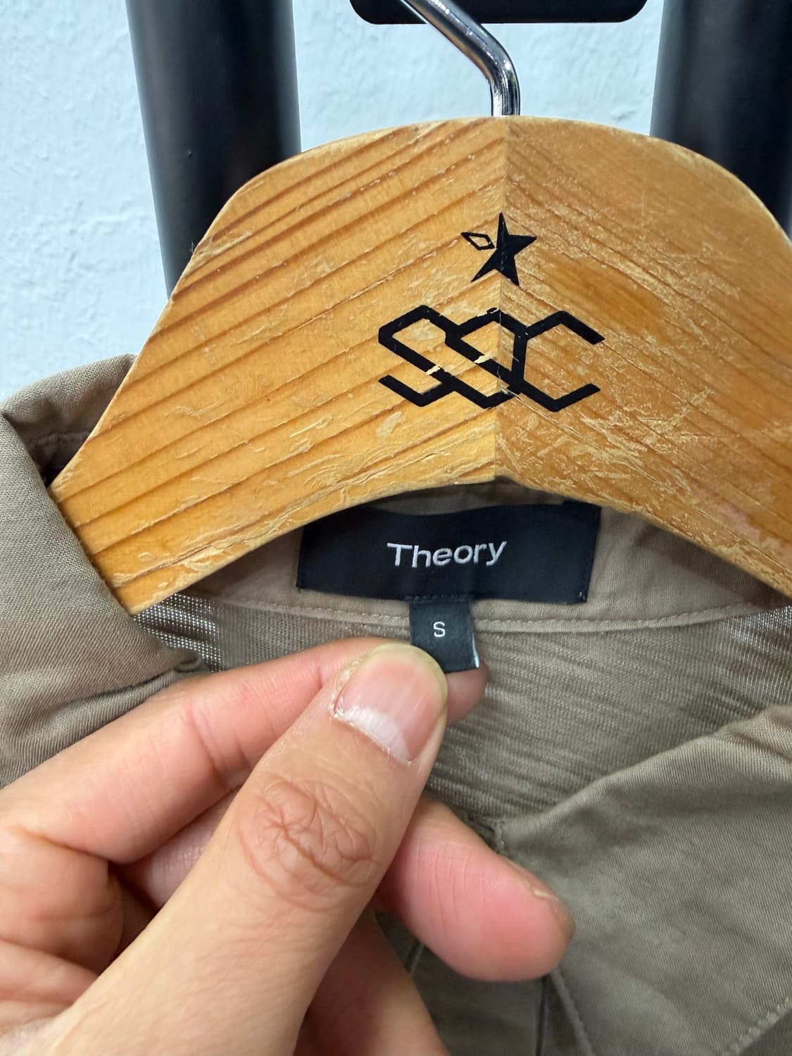 매장판정품) Theory 띠어리 브라운 셔츠 S 상품이미지5