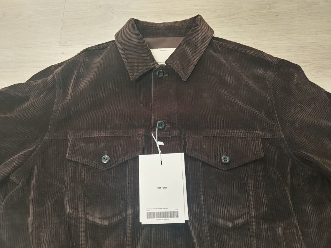 포터리 코듀로이 트러커 자켓 타입 3 브라운 색상 사이즈2 새상품 상품이미지3
