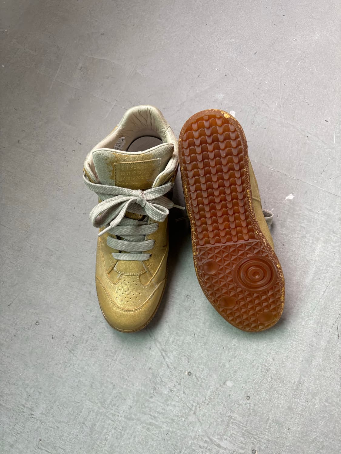 마틴 마르지엘라 골드 크랙업 하이탑  상품이미지9