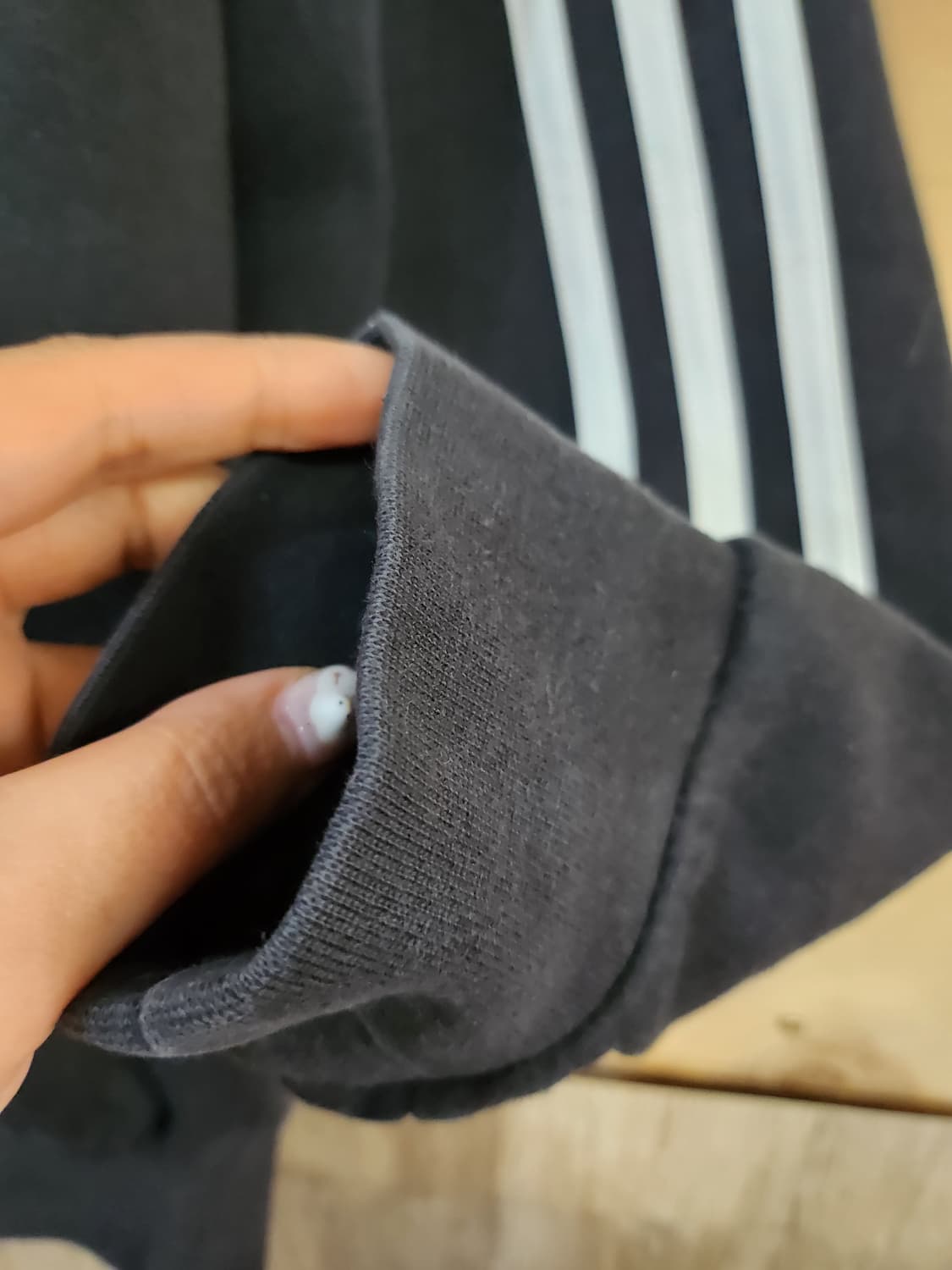 519) 아디다스 adidas 에센셜 3S 크루 기모 맨투맨 상품이미지5