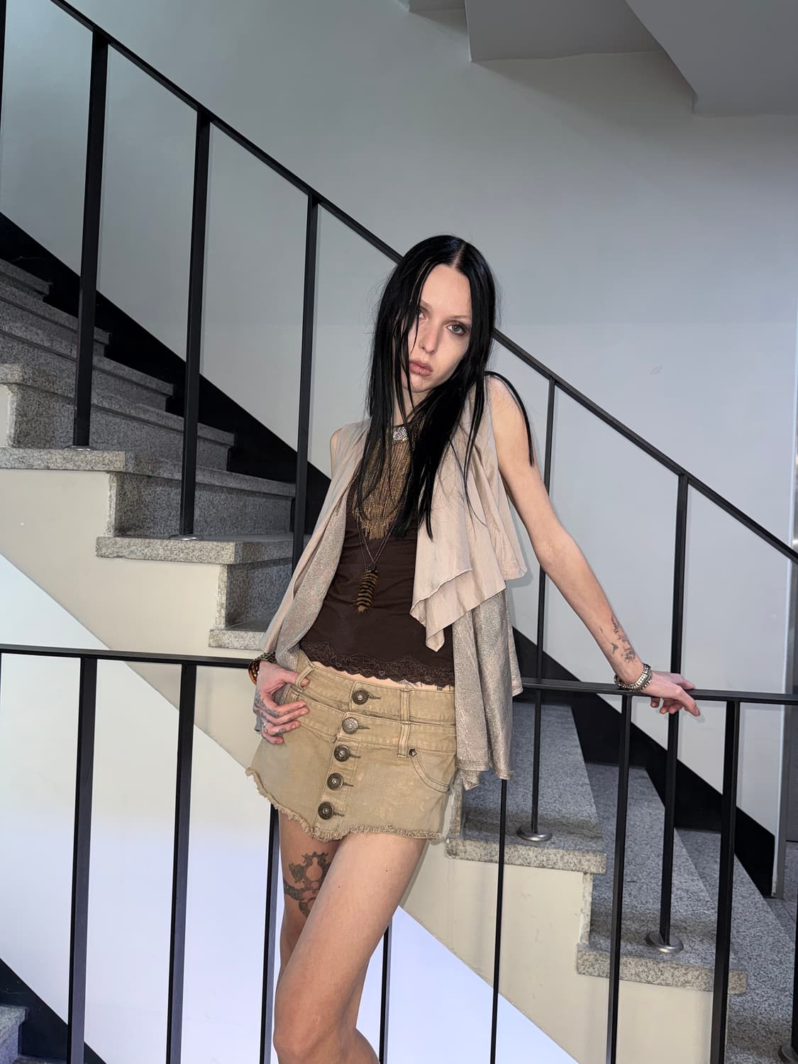 layered vest 상품이미지2