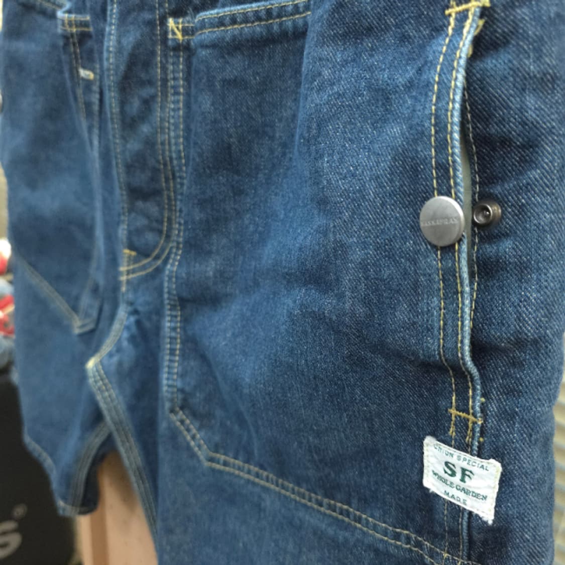 SASSAFRAS Fall Leaf Pants 데님쇼츠(L 상품이미지6