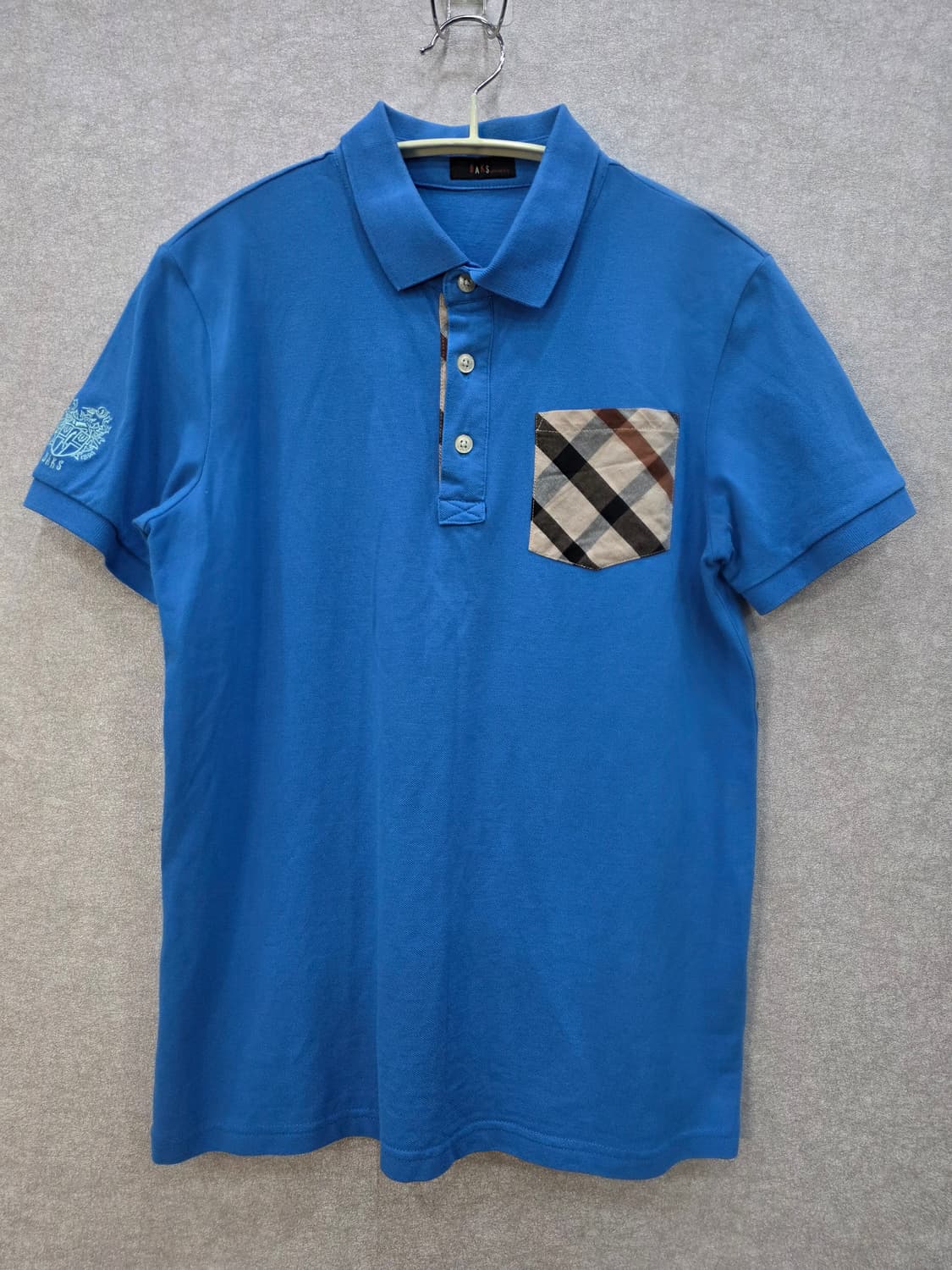 닥스 키즈 PK반팔 체크 포켓 반팔 카라티 DAKS 상품이미지1