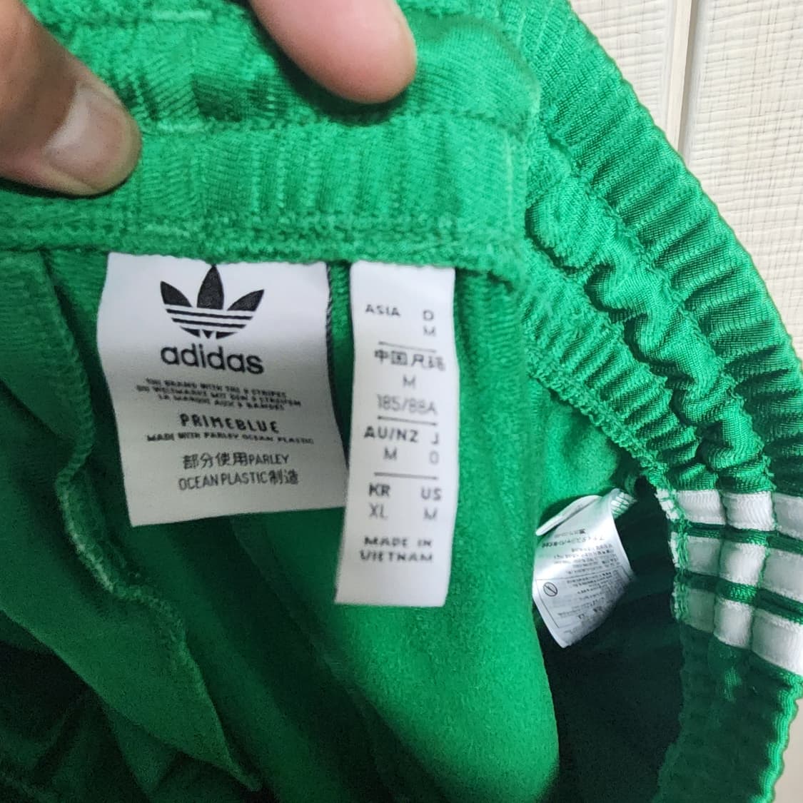 아디다스 파이어버드 그린 트랙 팬츠 (XL) 상품이미지4