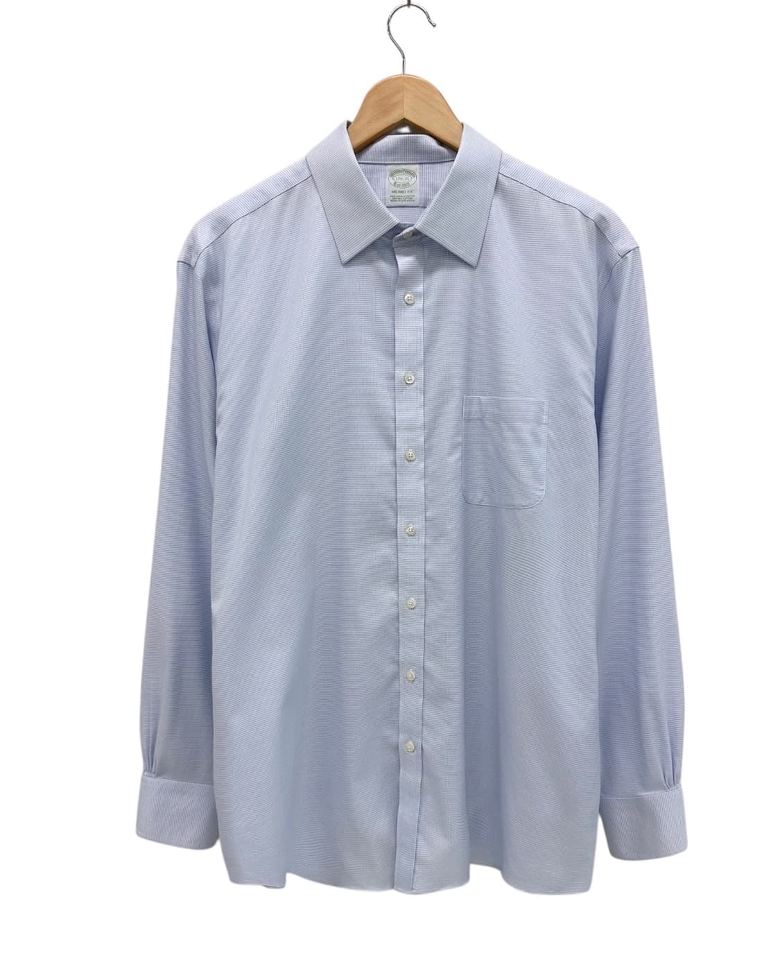 브룩스브라더스 잔체크셔츠 소라색 (XL~2XL)  상품이미지1