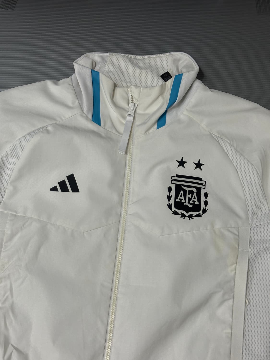 아디다스 아르헨티나 바람막이 자켓 화이트 2XL 상품이미지2