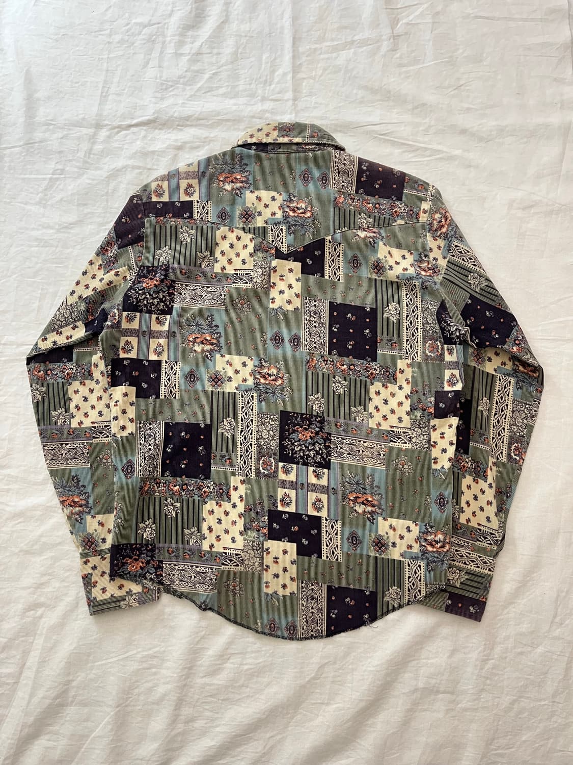 70s H bar C 빈티지 코듀로이 웨스턴 셔츠 상품이미지3