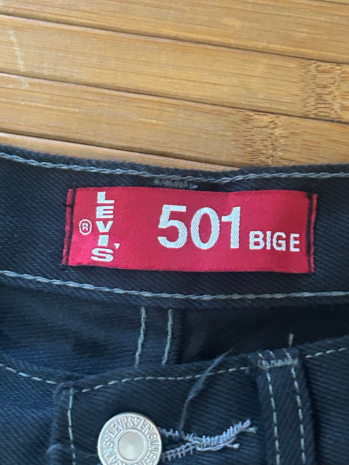 리바이스501BIGE검정 팝니다 상품이미지4