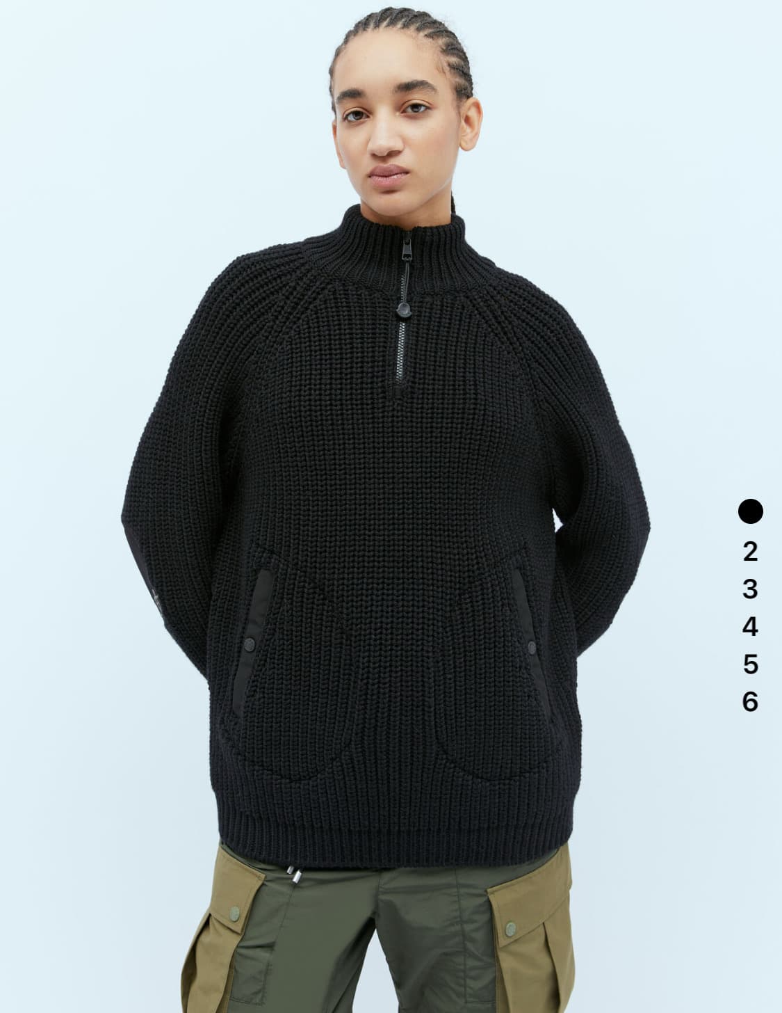 몽클레어 x 퍼렐 울 하프집업 스웨터 상품이미지8