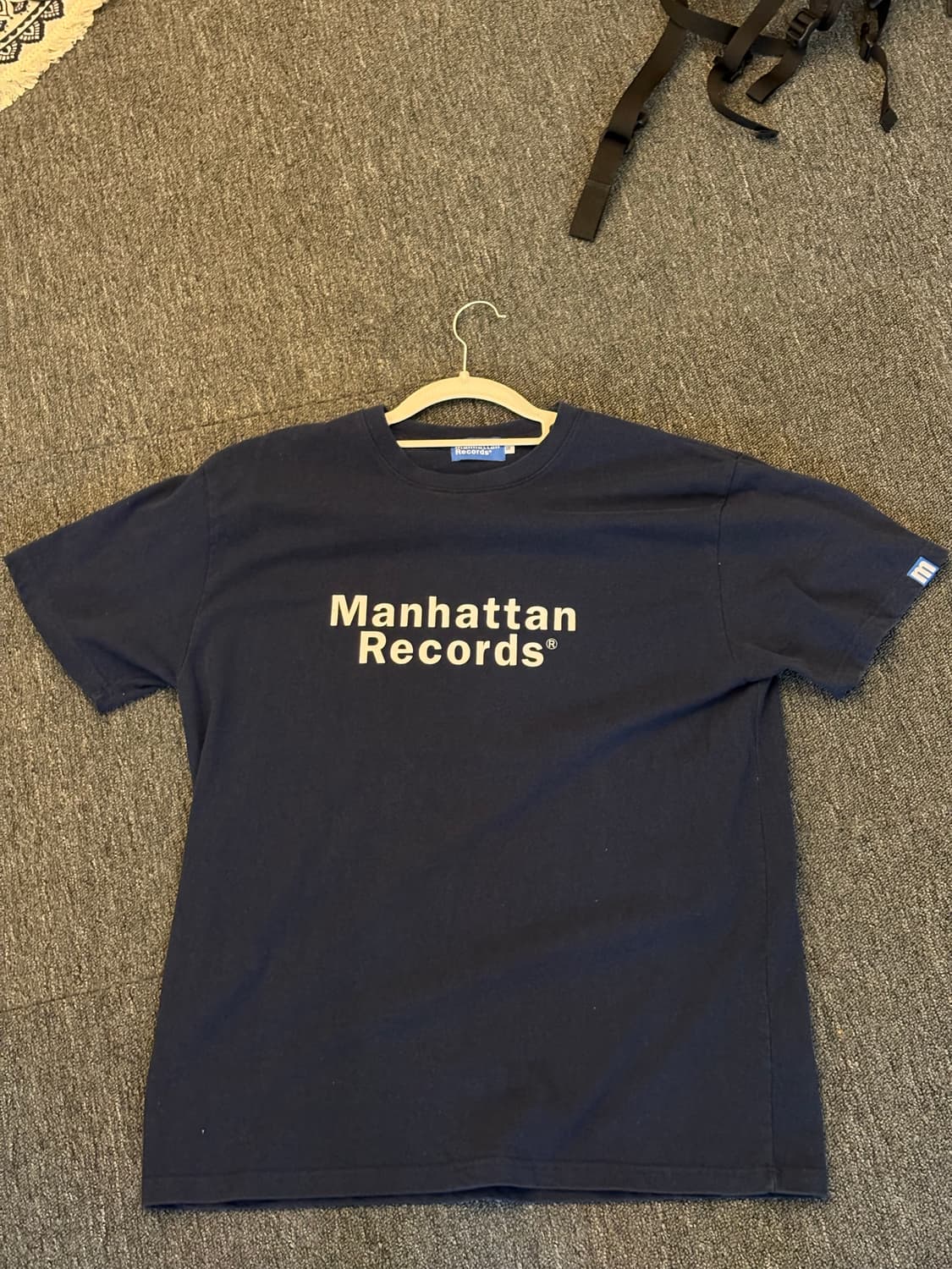 Manhattan records 티셔츠 네이비 s 상품이미지2