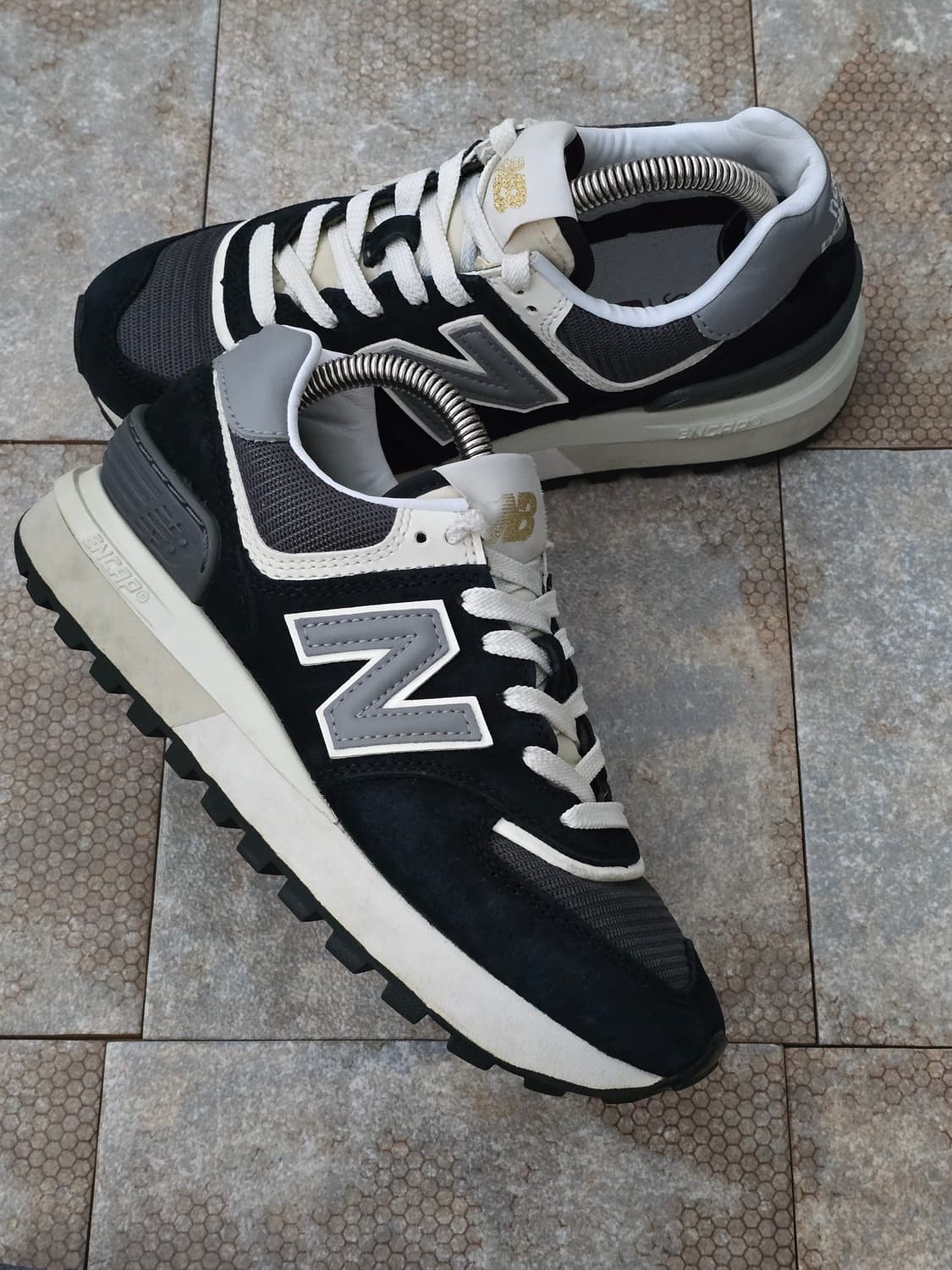 (225)뉴발란스 574 레거시 블랙 상품이미지7