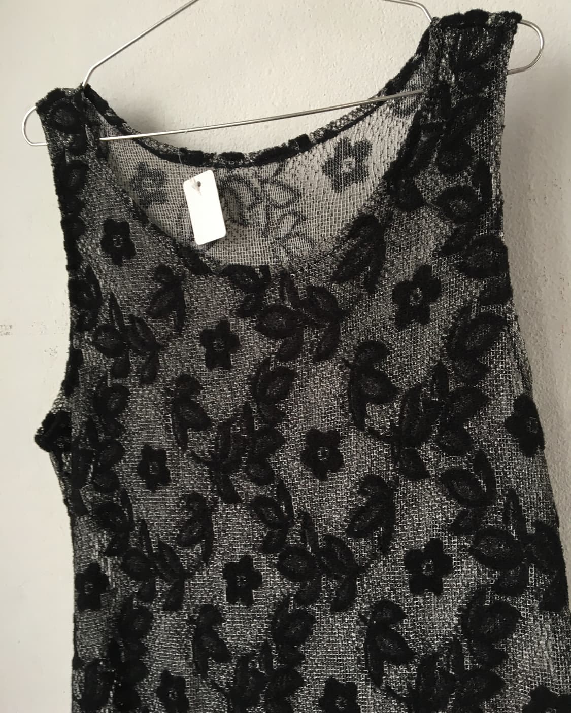 Pattern point sleeveelsss onepiece 상품이미지4