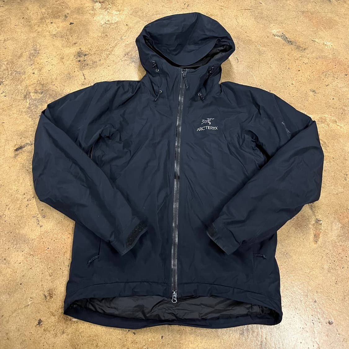 [정품/M] 아크테릭스 블랙 바람막이 후드 자켓 b10 상품이미지2