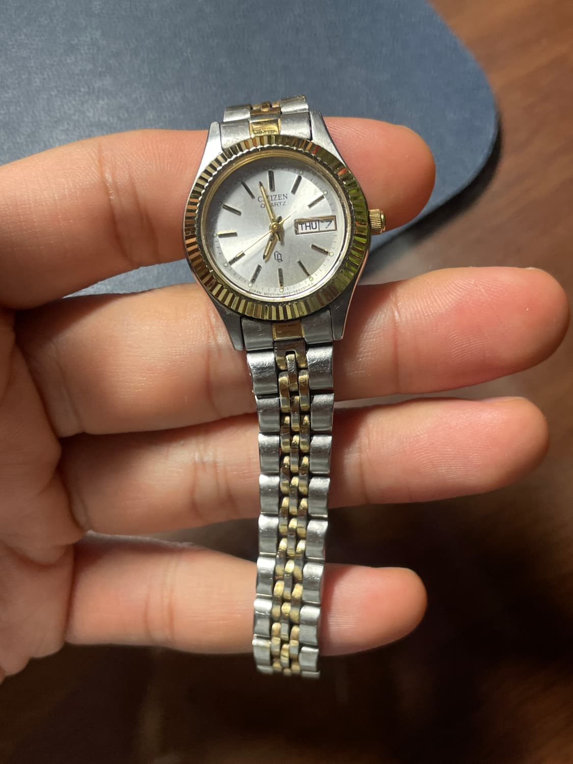 빈티지 시티즌 메탈 쿼츠 시계 상품이미지5