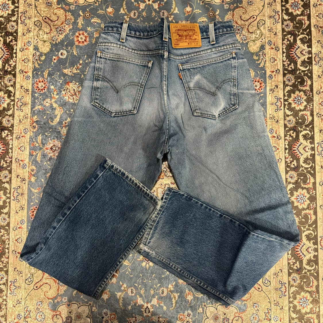 리바이스 505 오렌지탭 연청 데님팬츠 30x32 상품이미지2