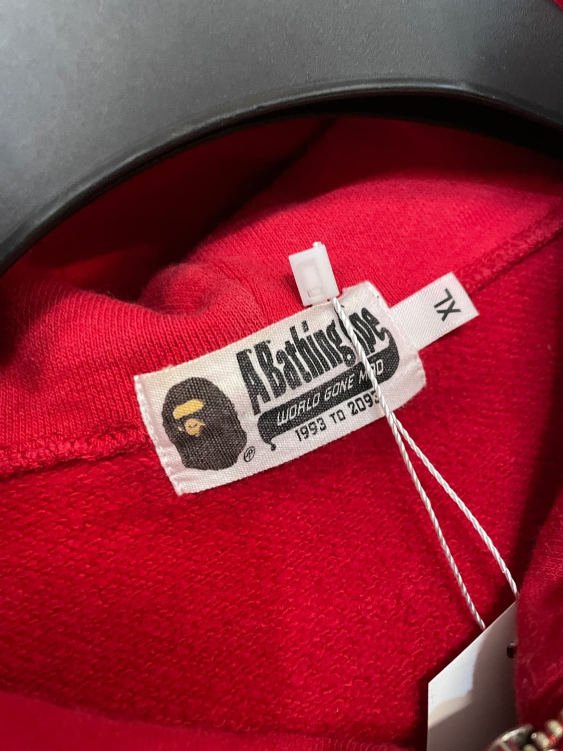 베이프 레드 카모 샤크 풀 집업 후디 상품이미지8