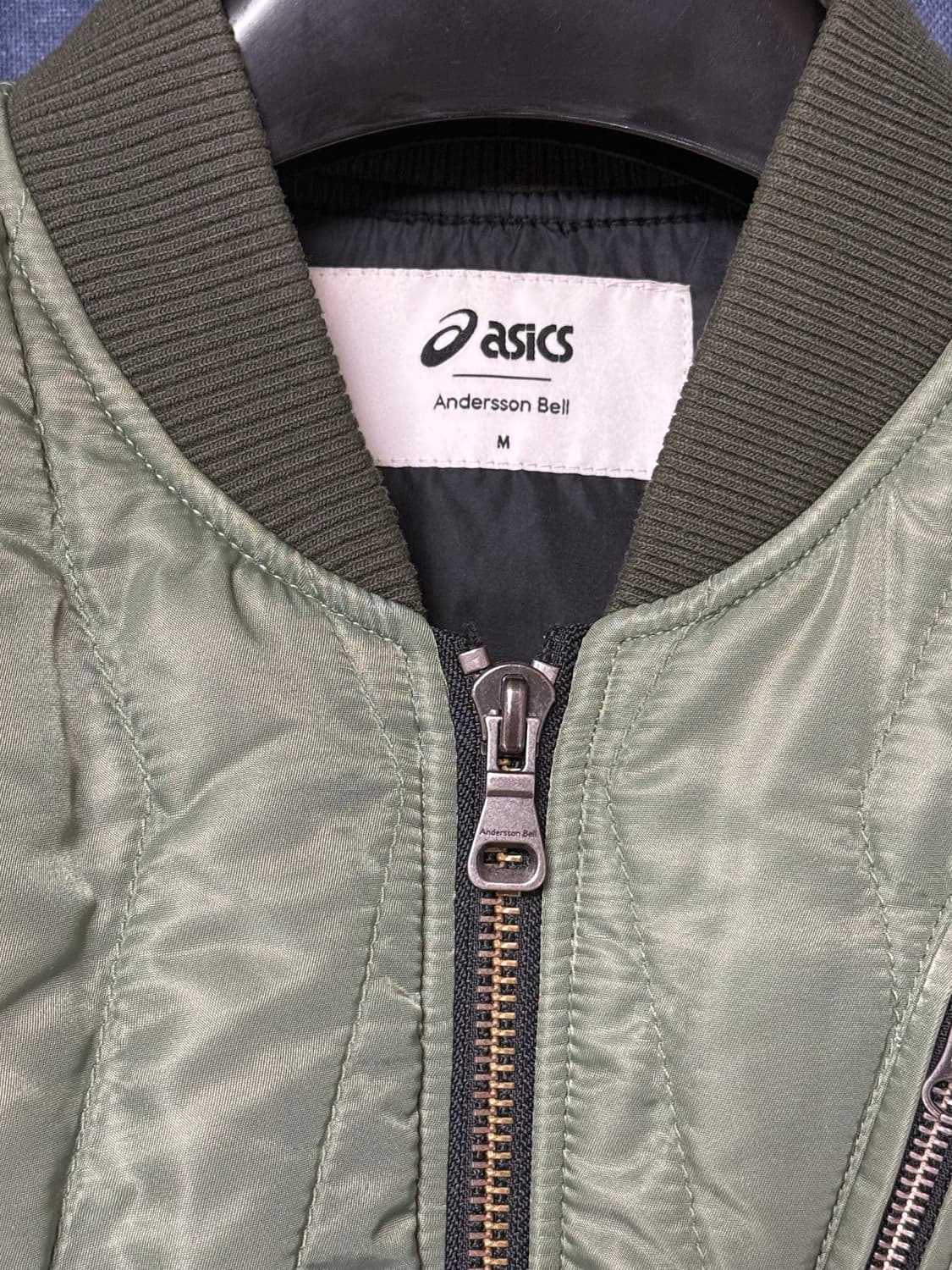 앤더슨벨 아식스 콘트라스트 퀼팅 봄버 자켓 M 상품이미지6