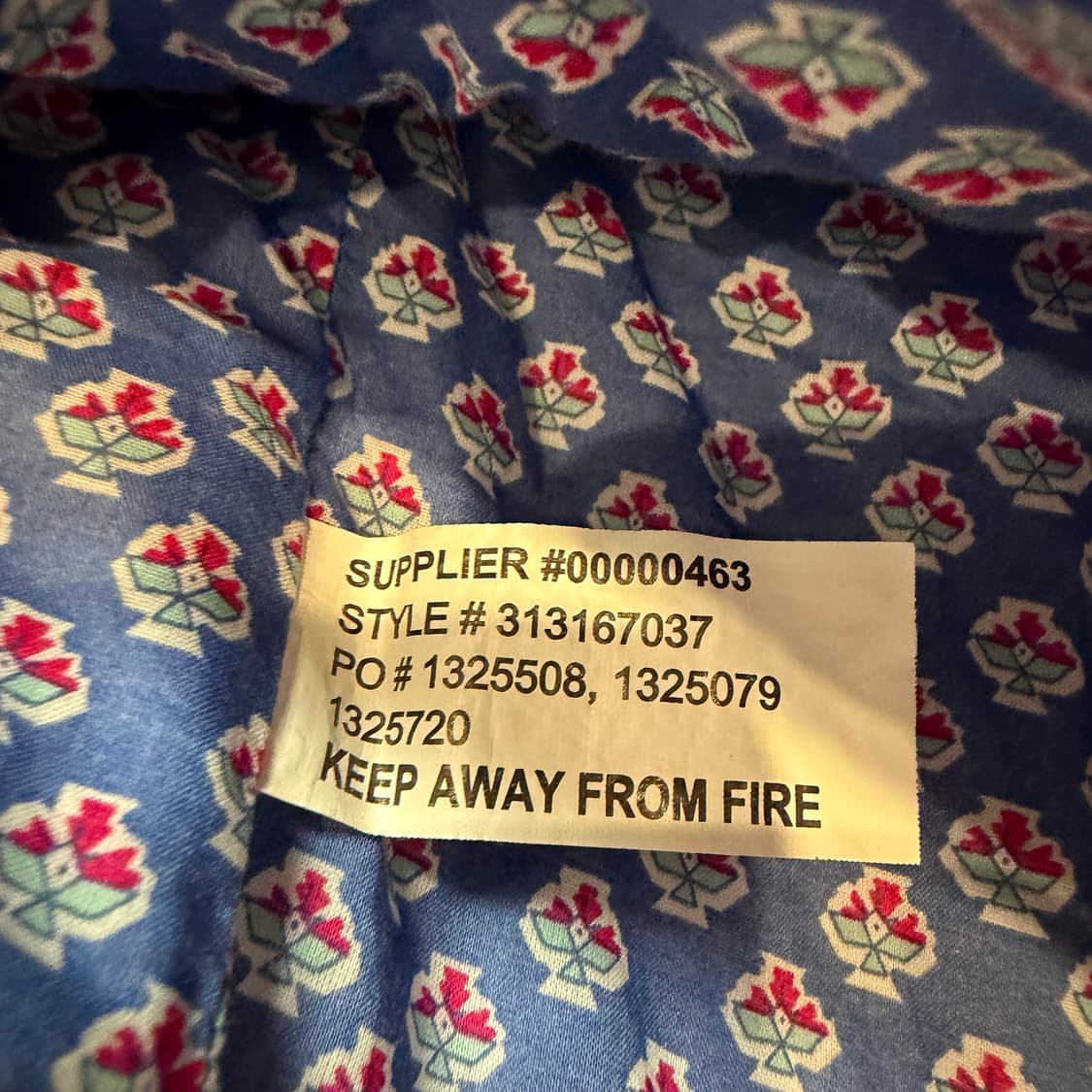 랄프로렌 네이비 플라워 퀼팅 자켓  상품이미지4