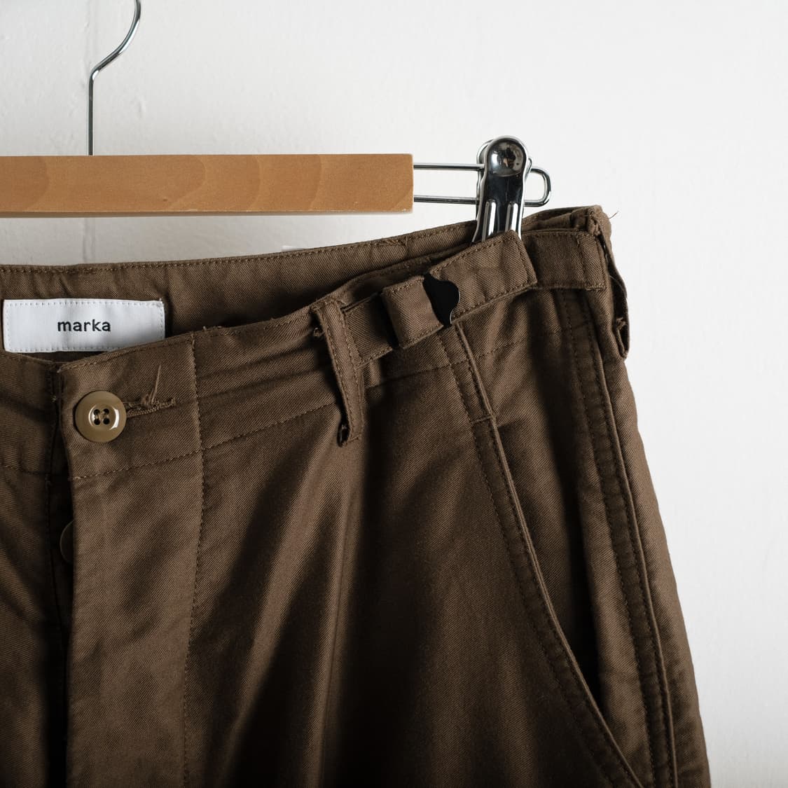 마카 오가닉 코튼 몰스킨 카고 팬츠 2(31-32)사이즈 marka 상품이미지5
