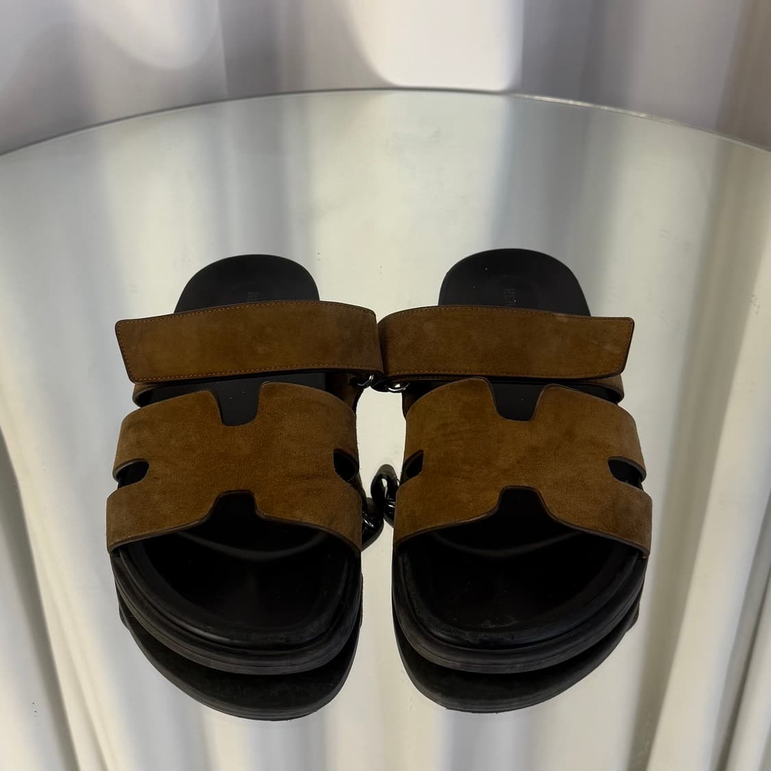 (42) 에르메스 시프레 스웨이드 샌들 슬리퍼  상품이미지4