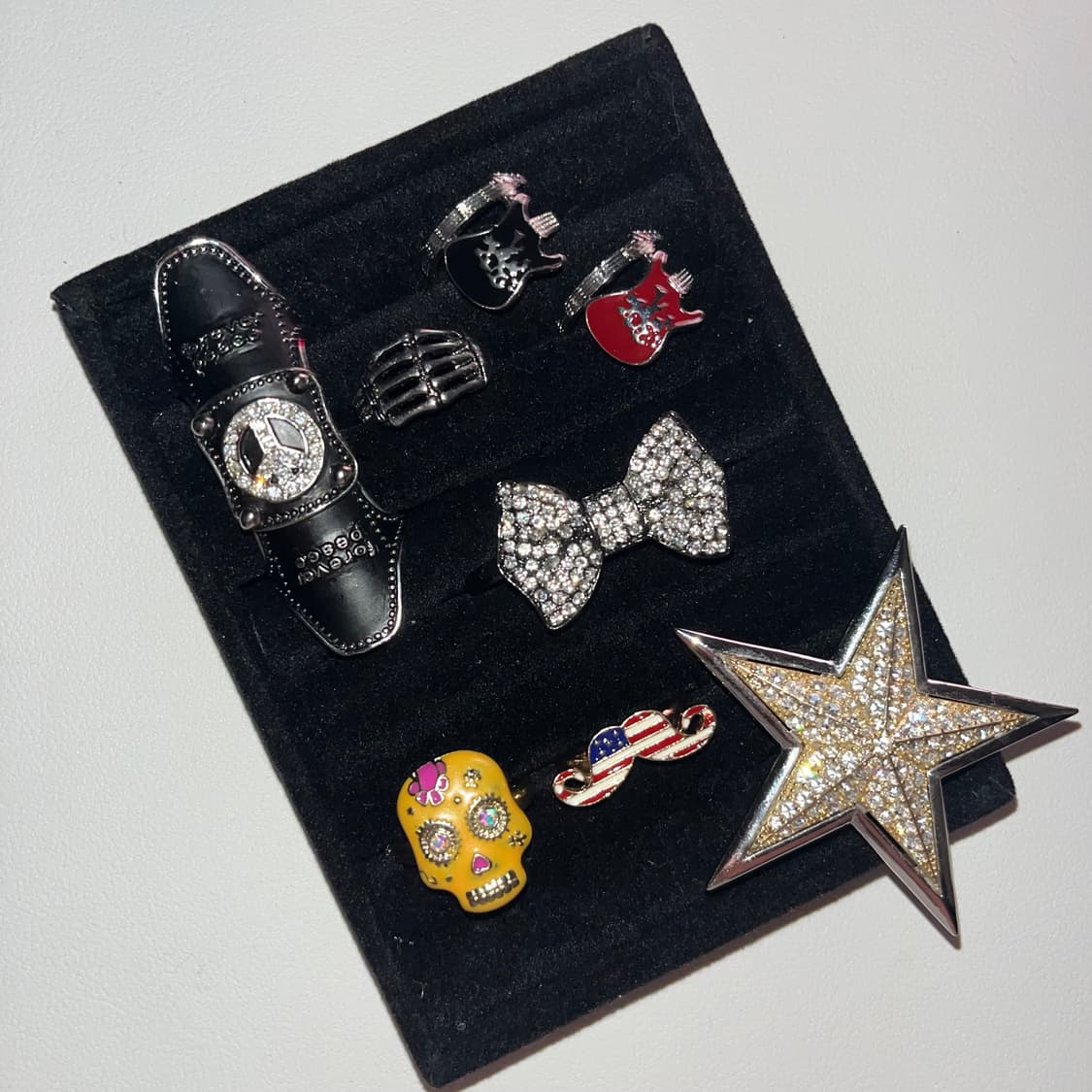 빈티지 악세서리 목걸이 팔찌 반지 펑크 락시크 십자가 해골 상품이미지6