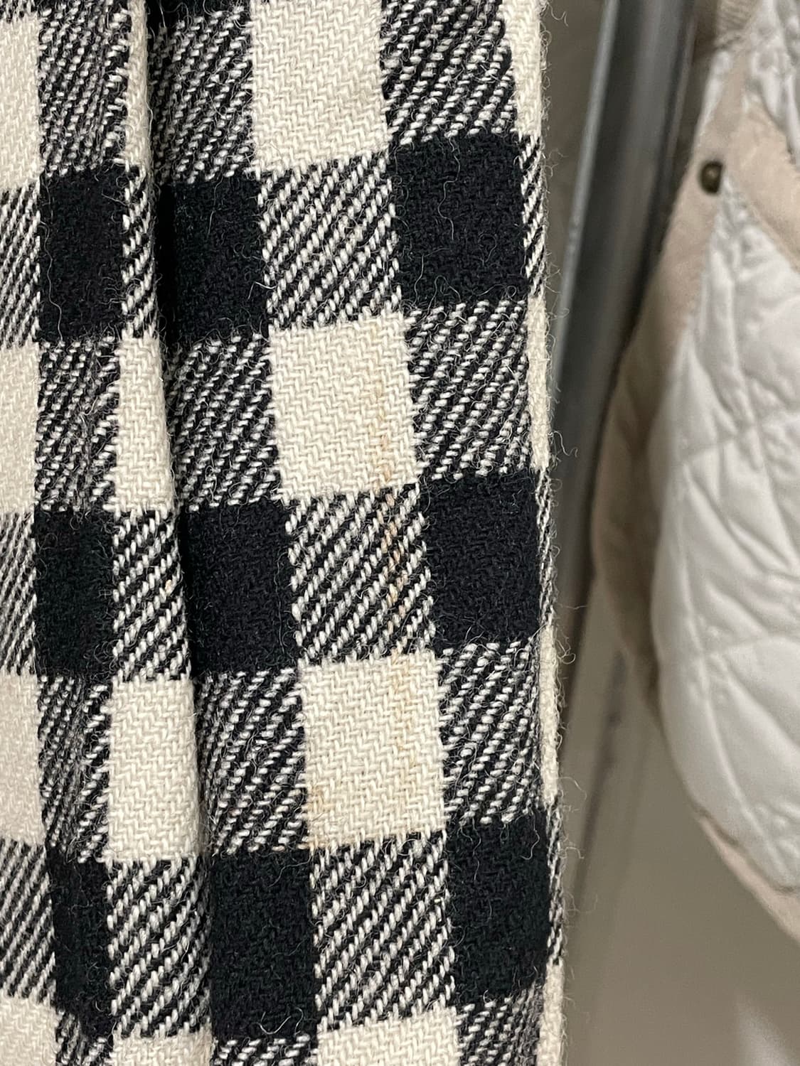 미니멀 체크 플리츠 미디 스커트 상품이미지10