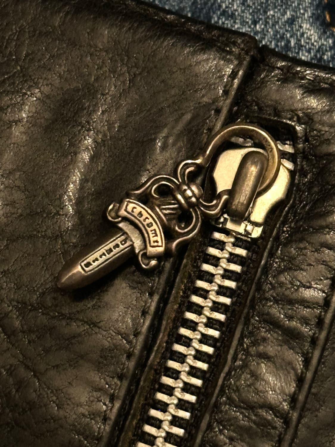 크롬하츠 웨이브 크로스 레더 장지갑 상품이미지7