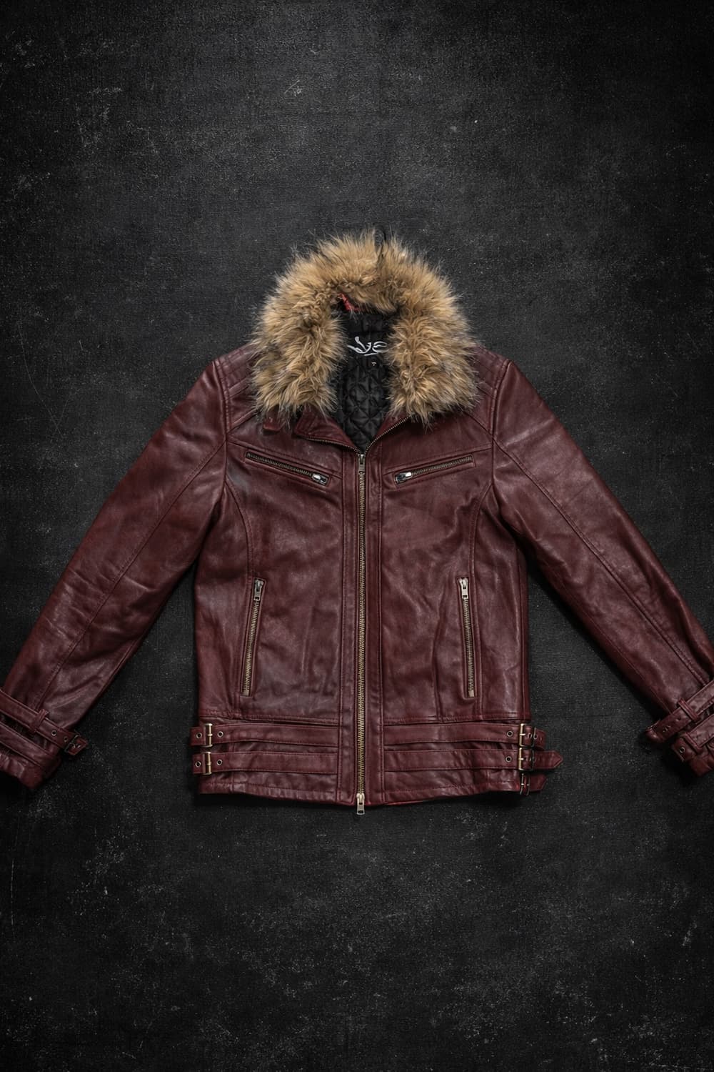 Jackrose 00s lamb skin trimming fur jack 상품이미지1