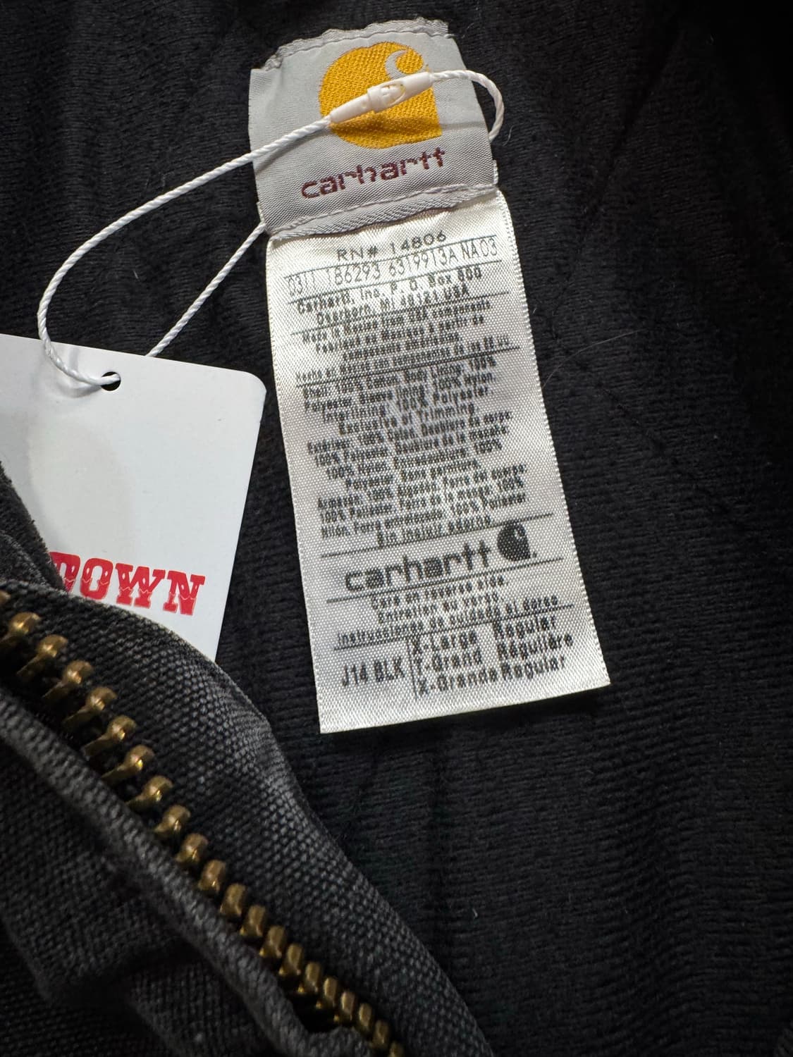 칼하트 J14 BLK 싼타페 워크자켓 상품이미지3