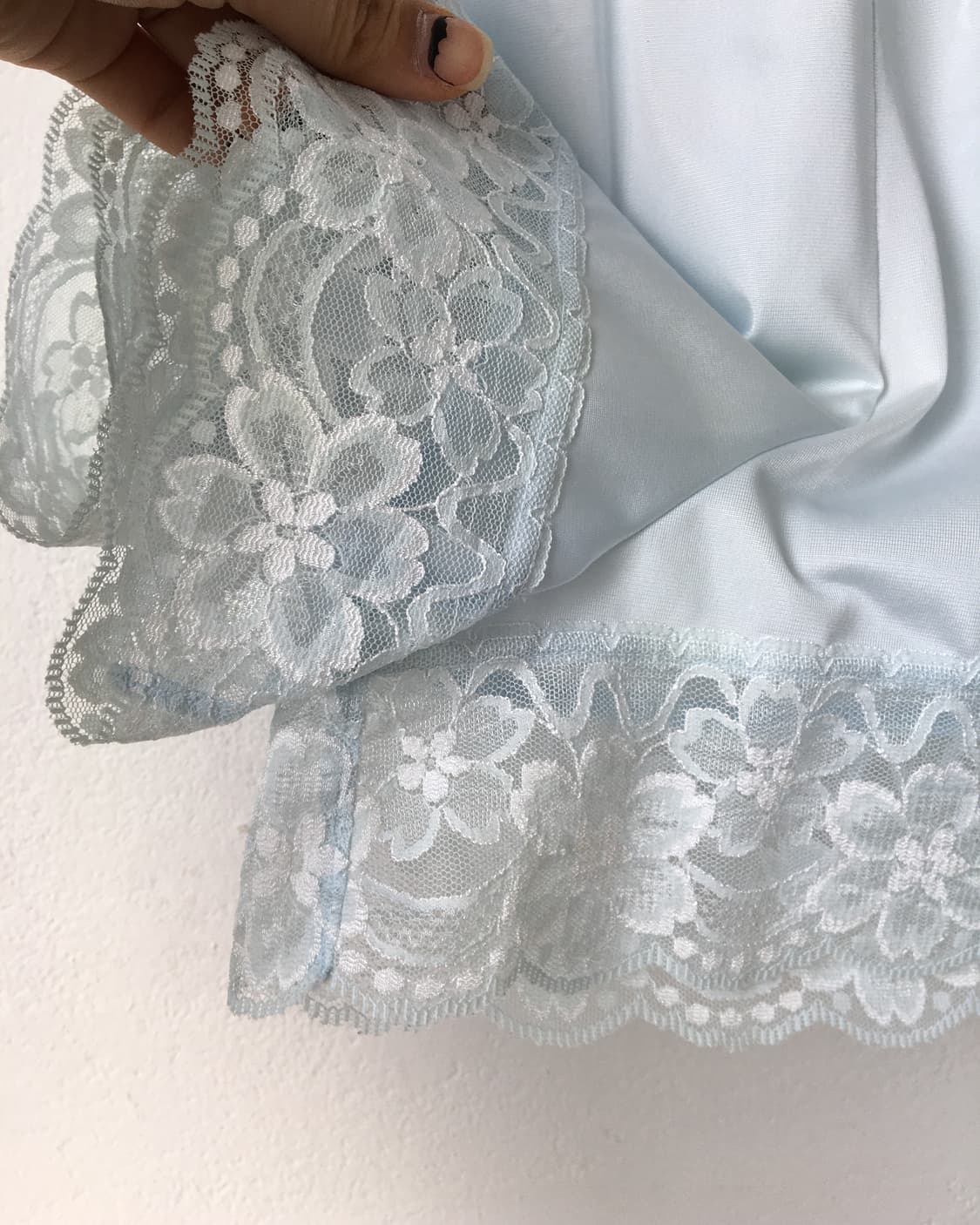 Lace trimming slip short 상품이미지3