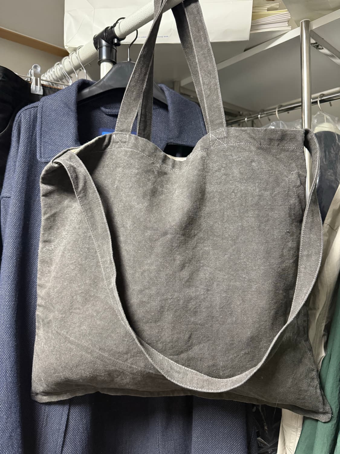 캡틴선샤인 그레이 투웨이 크로스백 토트백 가방 상품이미지2