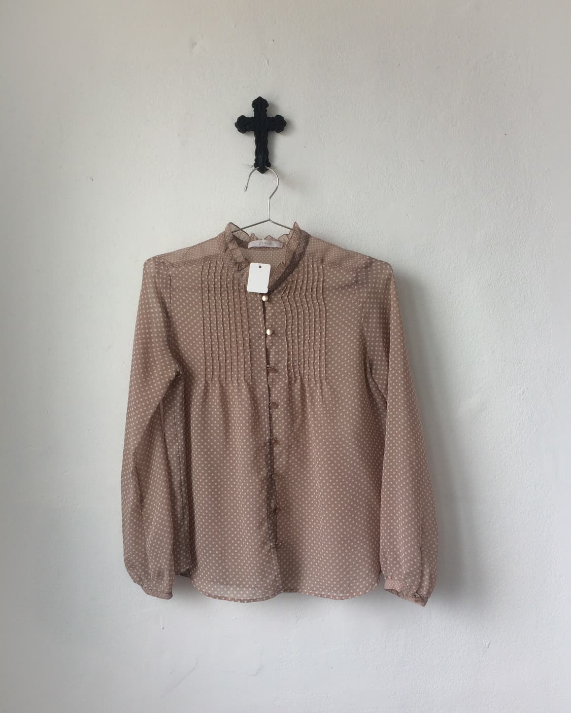 Dot pattern blouse 상품이미지2
