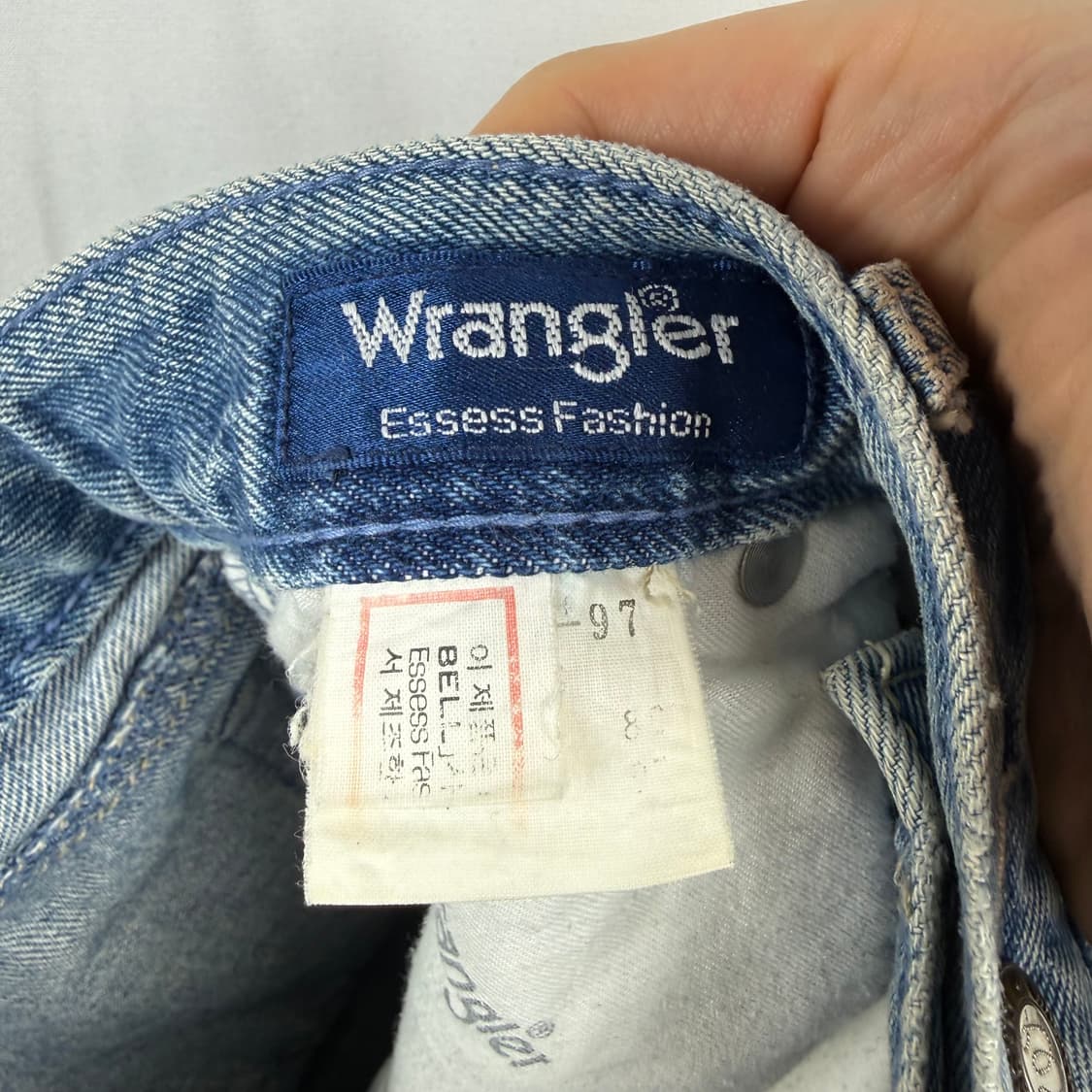 (F) 랭글러 연청 데님 팬츠 상품이미지9