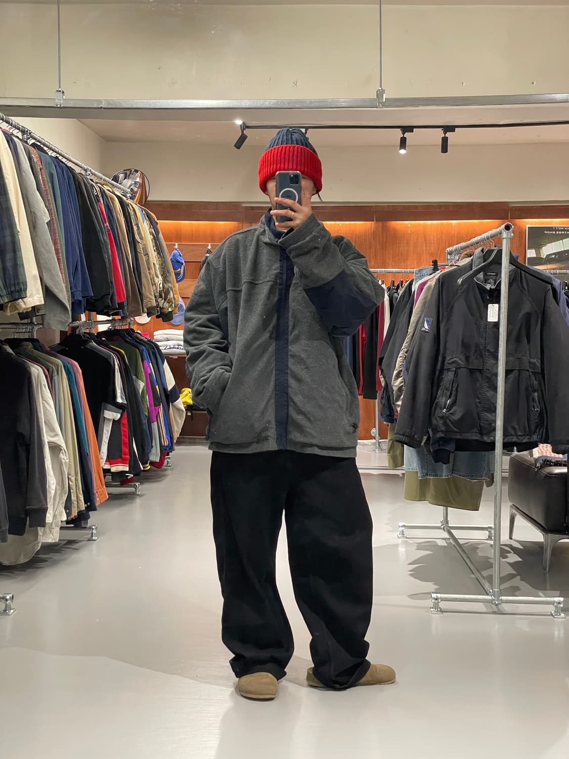 빈티지 플리스 리버시블 자켓   상품이미지4