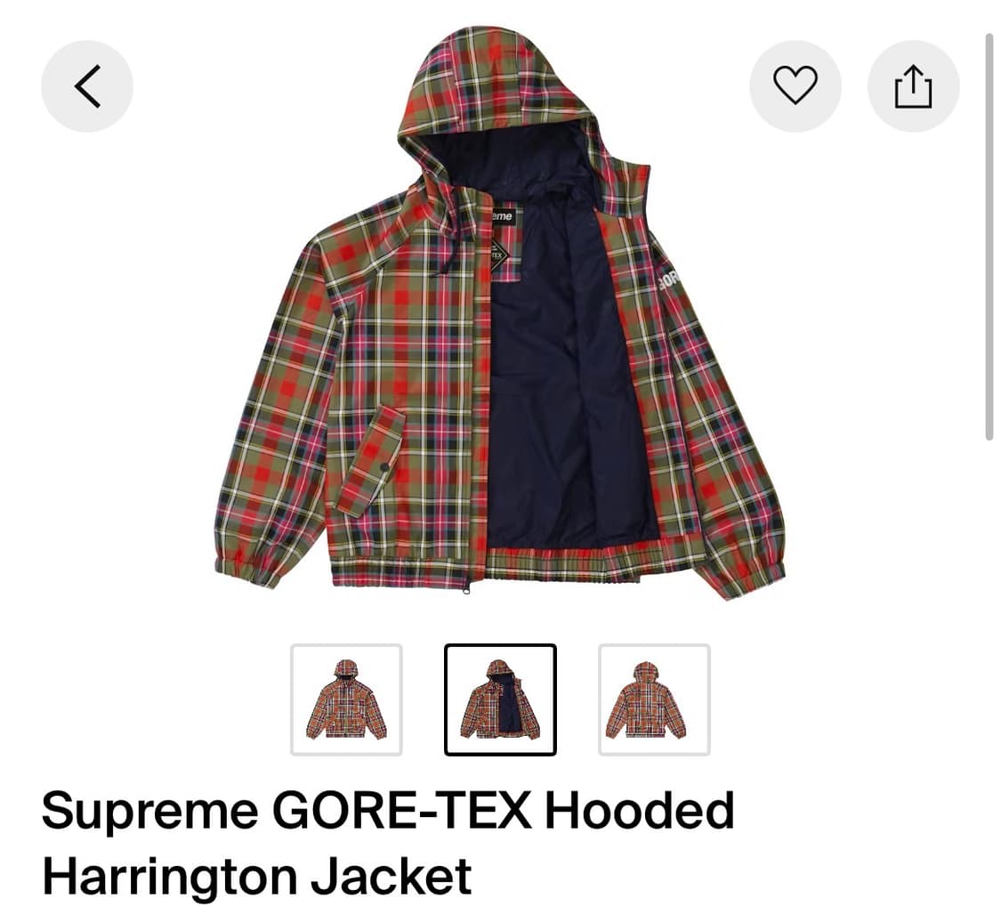 2019 슈프림 고어텍스 자켓 상품이미지1