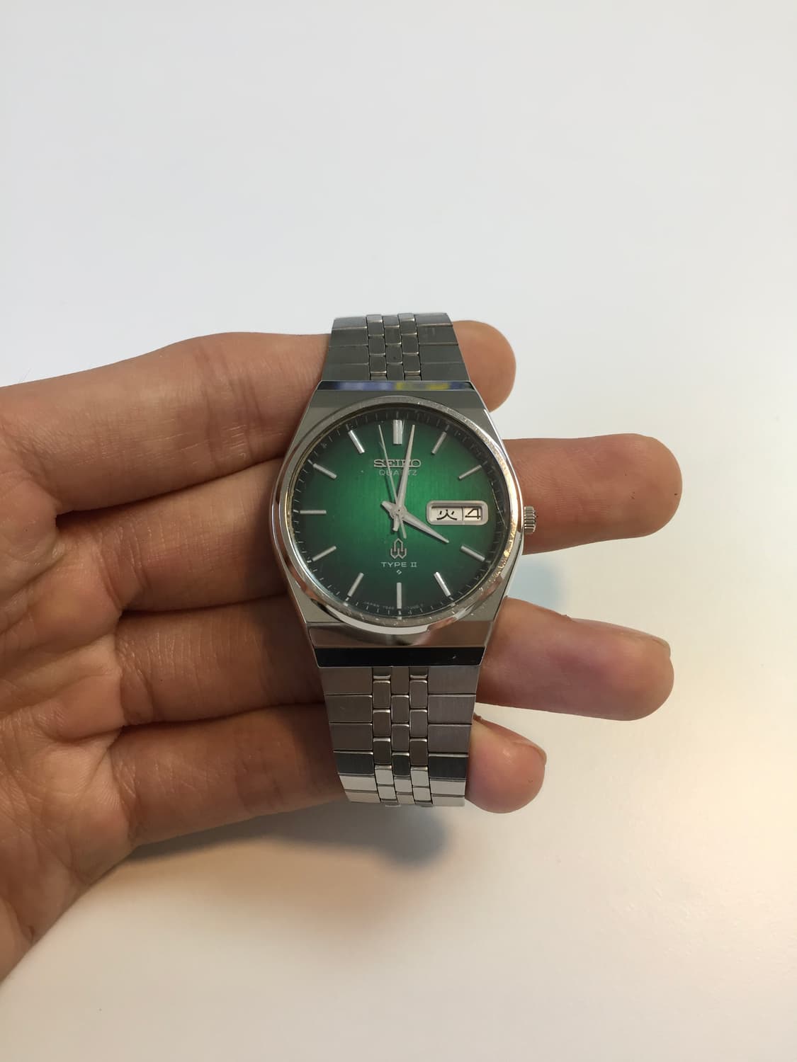 70s seiko type 2 green gradation dial 상품이미지2