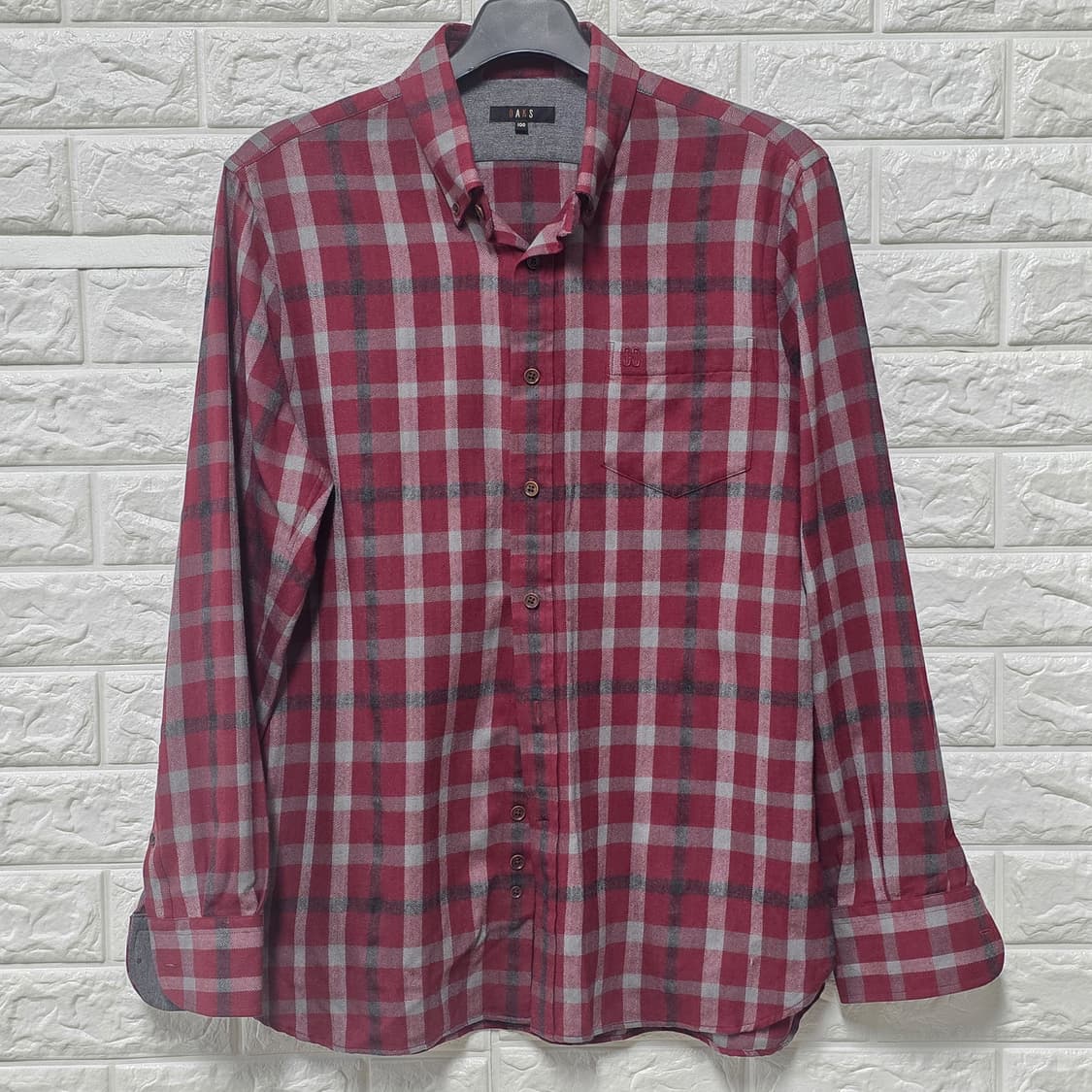 택포) 닥스 체크 남방 100사이즈 상품이미지1