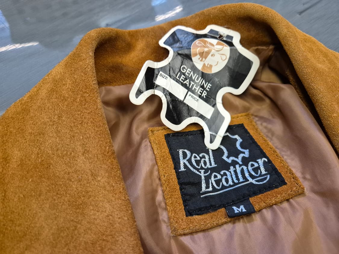 90s Real Leather 스웨이드 프린지 자켓 상품이미지8