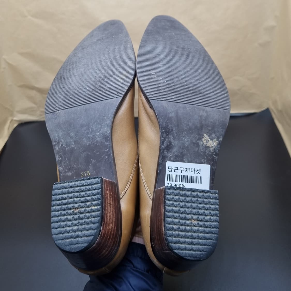 워크센스 남성 키높이 구두275 굽5 상품이미지3