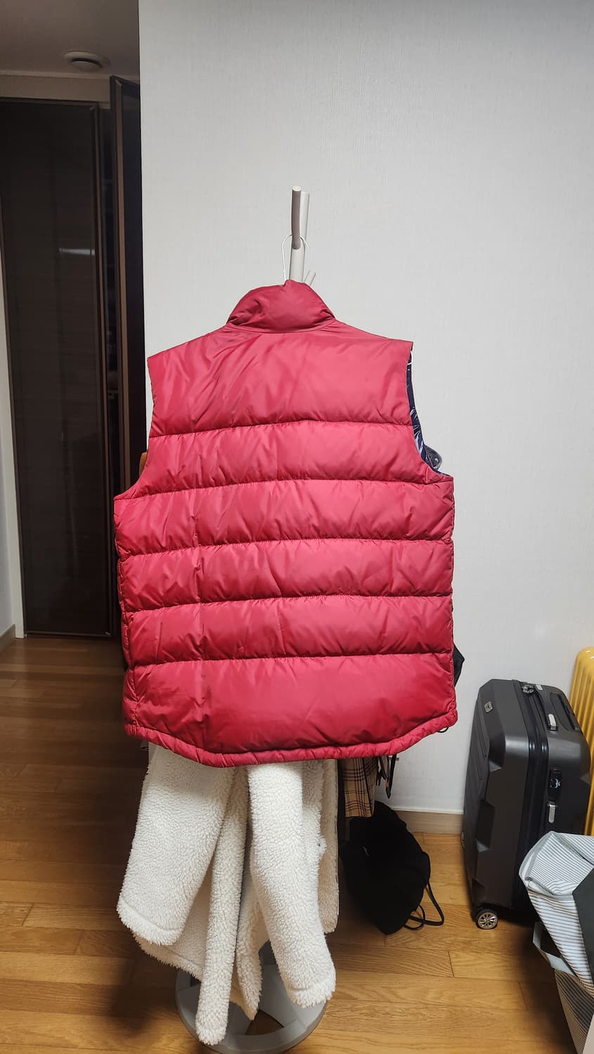 타미 레드 패딩조끼 L 105 상품이미지2