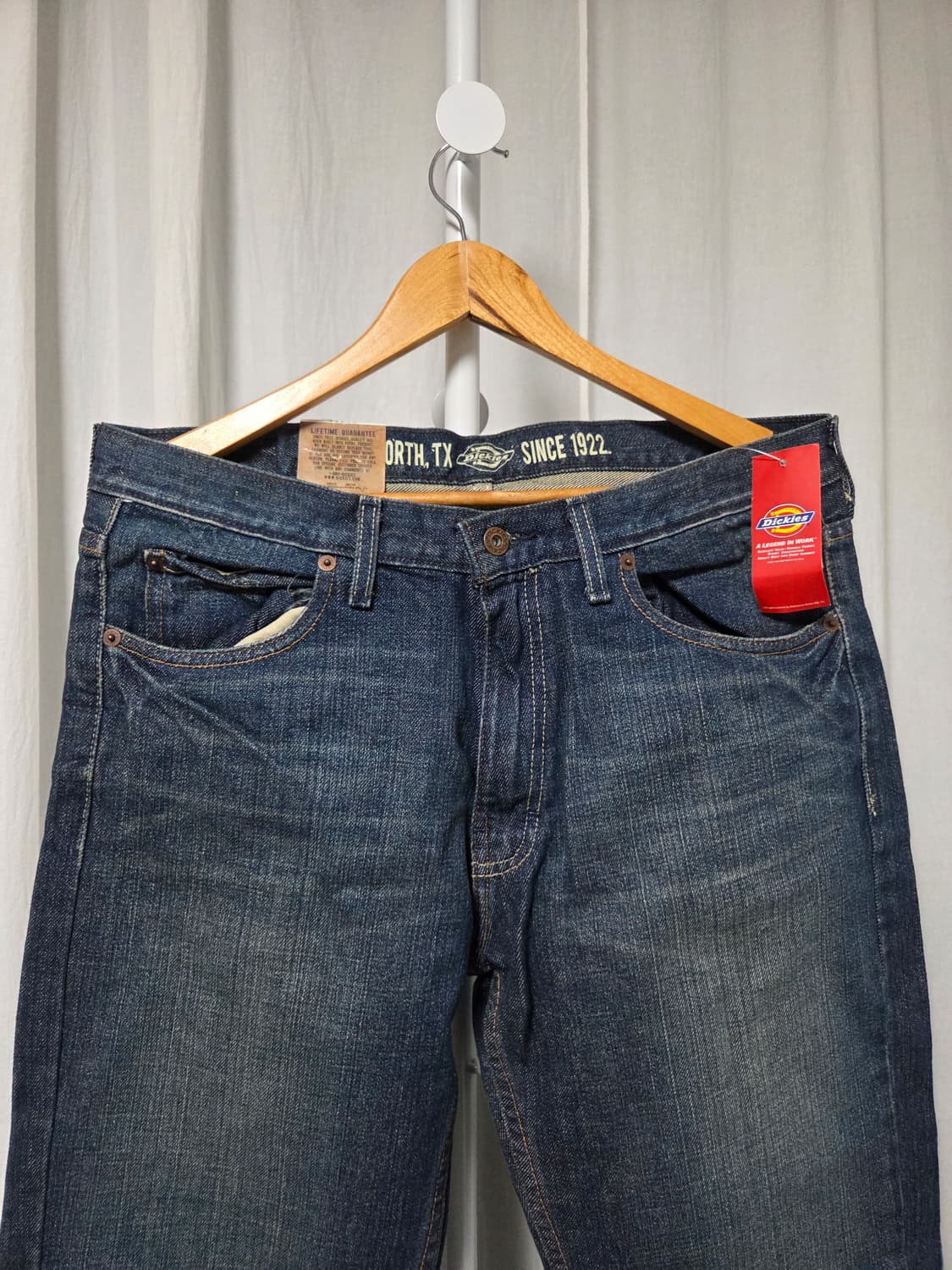 [새제품] 디키즈 슬림핏 데님 팬츠 (34x32) 상품이미지2