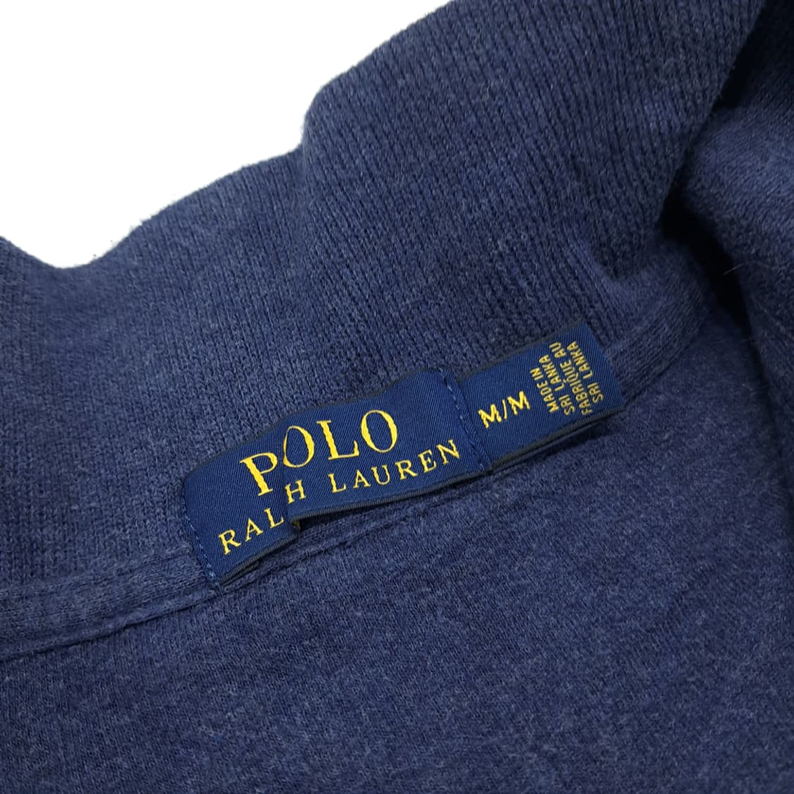 CN791 M 폴로 랄프로렌 로얄네이비 하프집업 긴팔 니트 스웨터 상품이미지4
