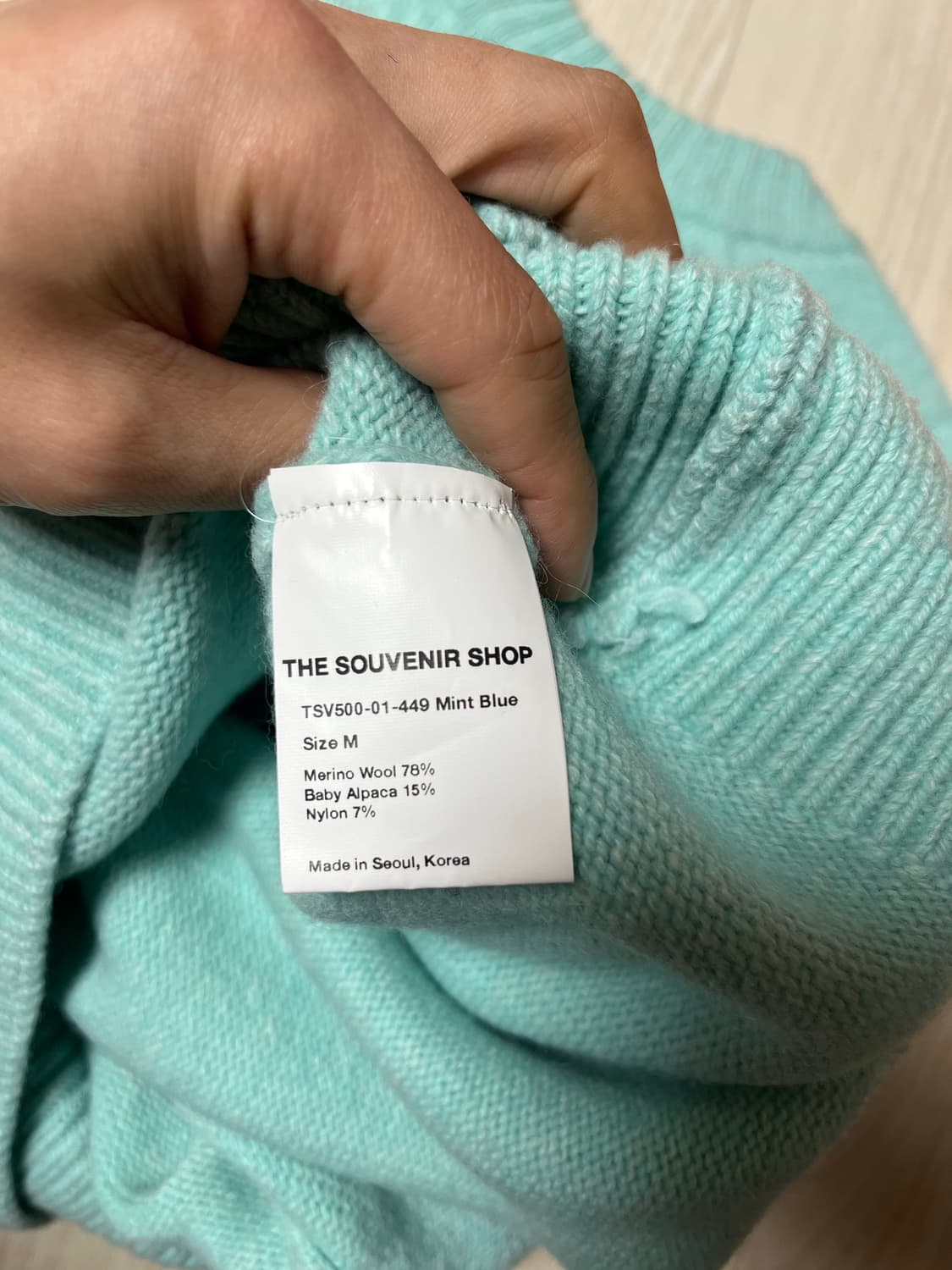 [더 수베니어샵]호호시 콜라보 Classic Sweater_M size 상품이미지6